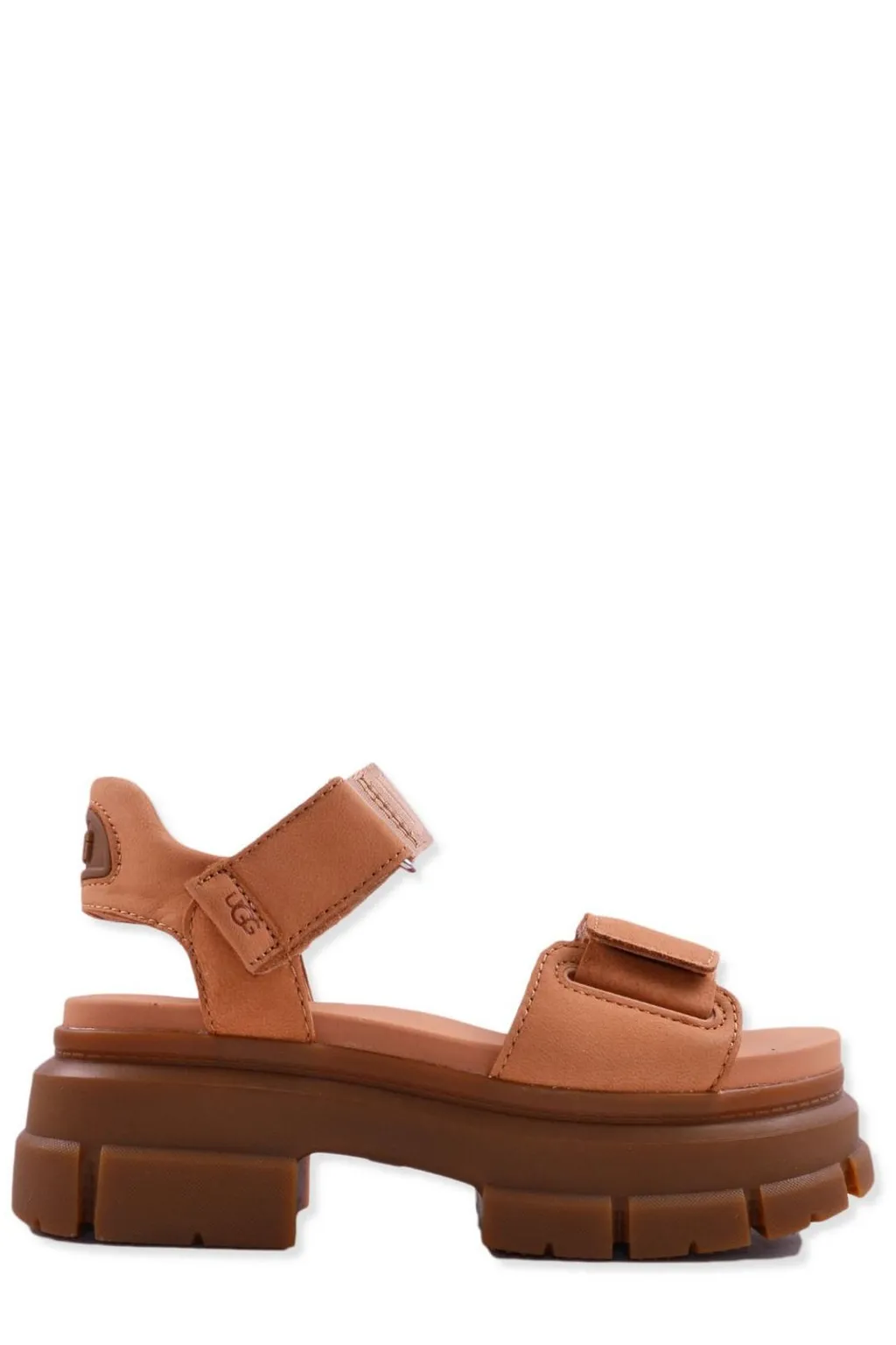 Ugg Kids Ashton Logo Embossed Ankle Strap Sandals