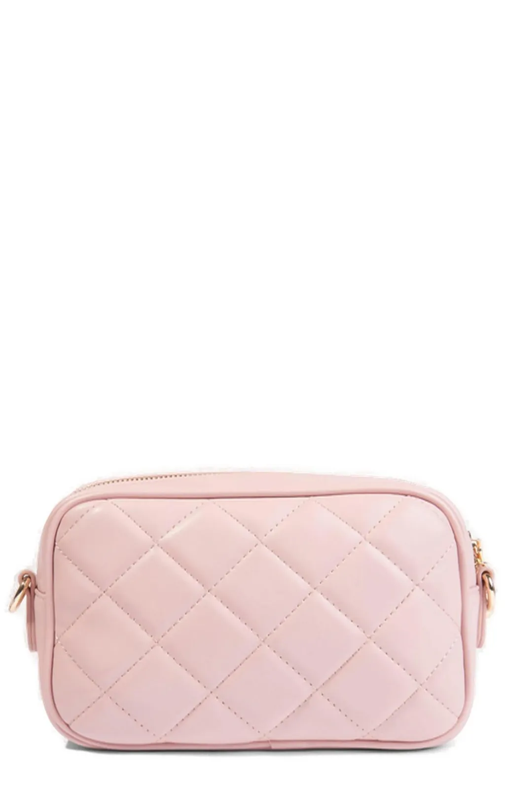 Valentino Kids Ocarina Logo Lettering Quilted Crossbody Bag