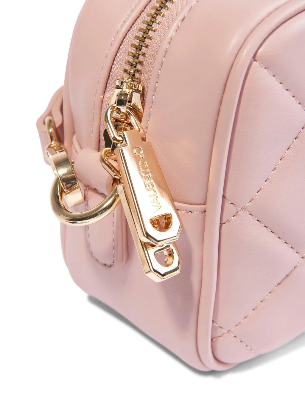 Valentino Kids Ocarina Logo Lettering Quilted Crossbody Bag