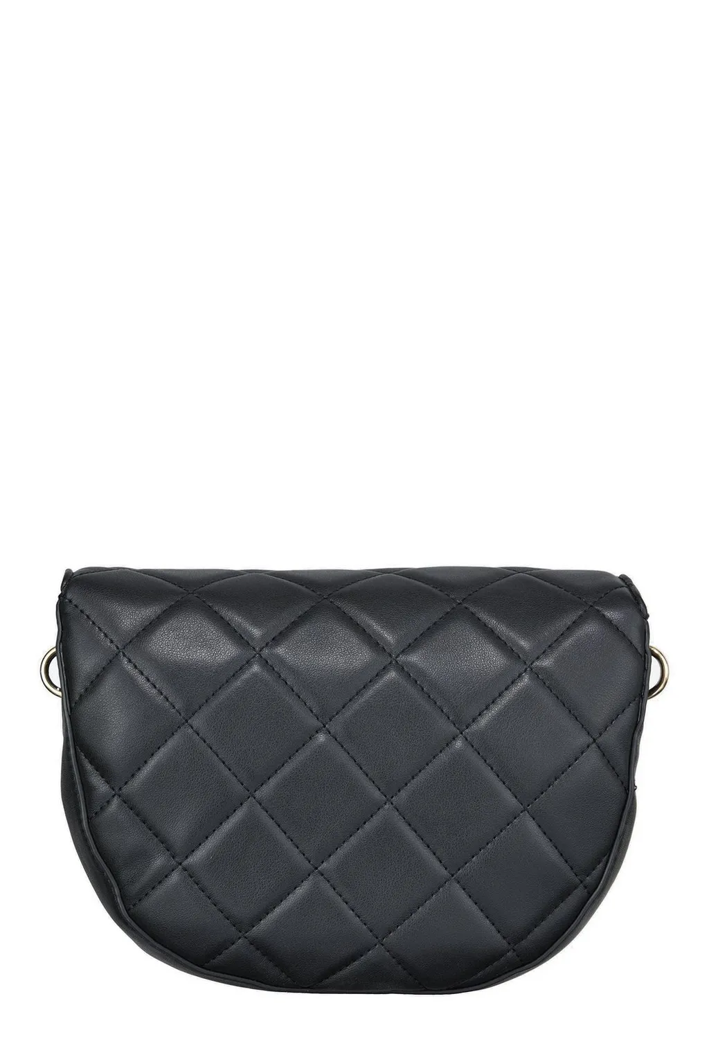 Valentino Kids Logo Lettering Quilted Crossbody Bag