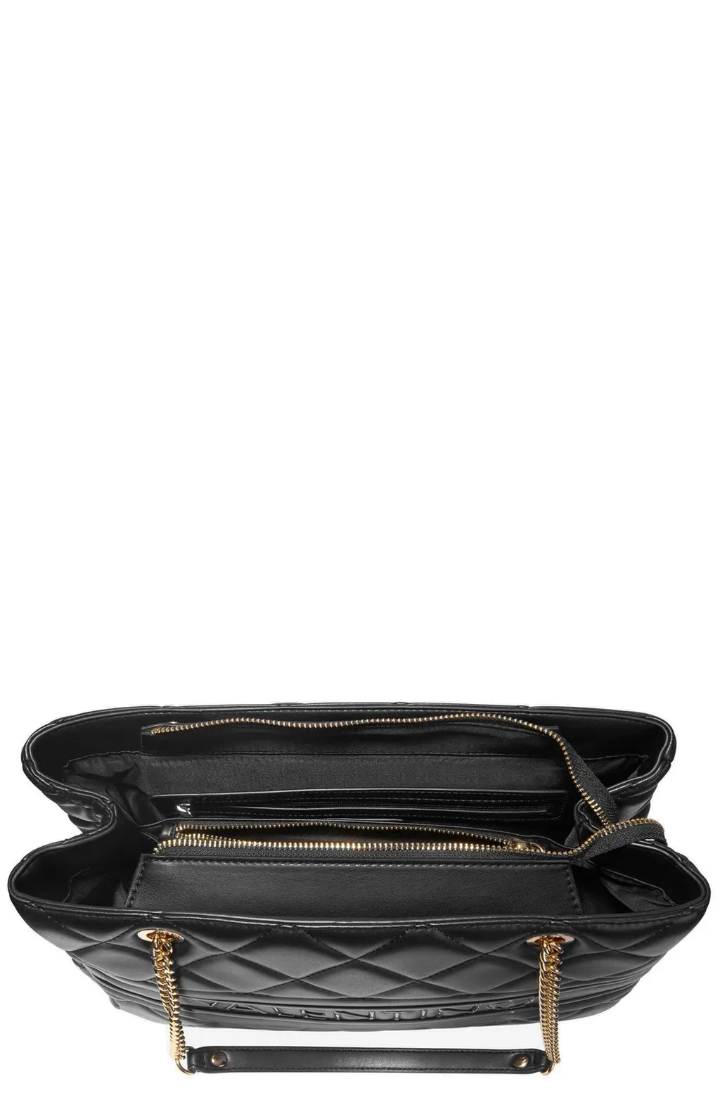 Valentino Kids Logo Lettering Quilted Tote Bag