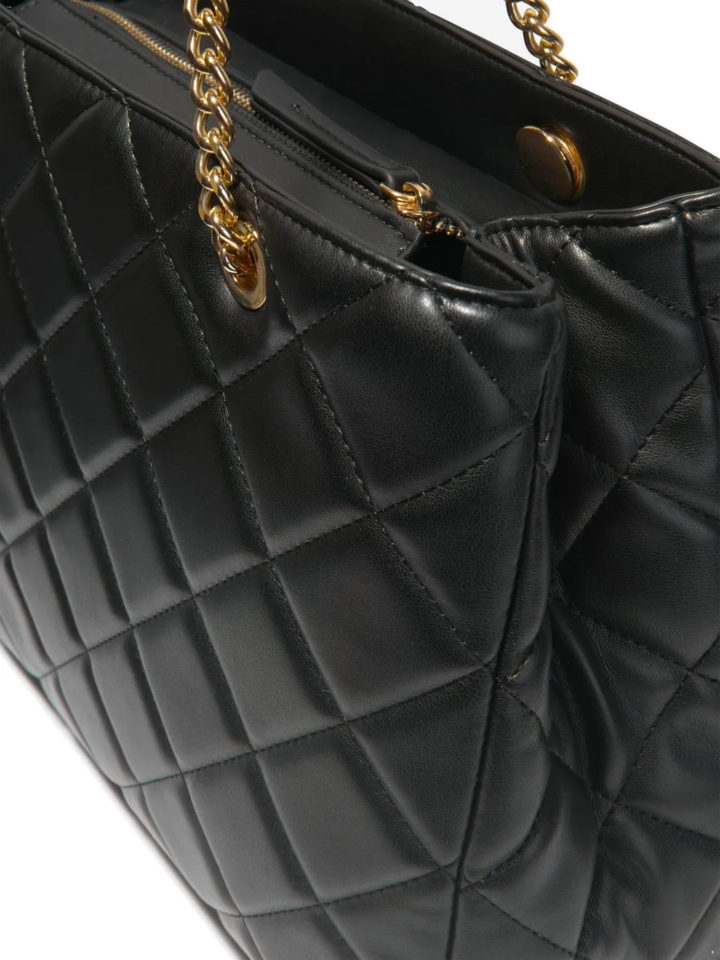 Valentino Kids Logo Lettering Quilted Tote Bag