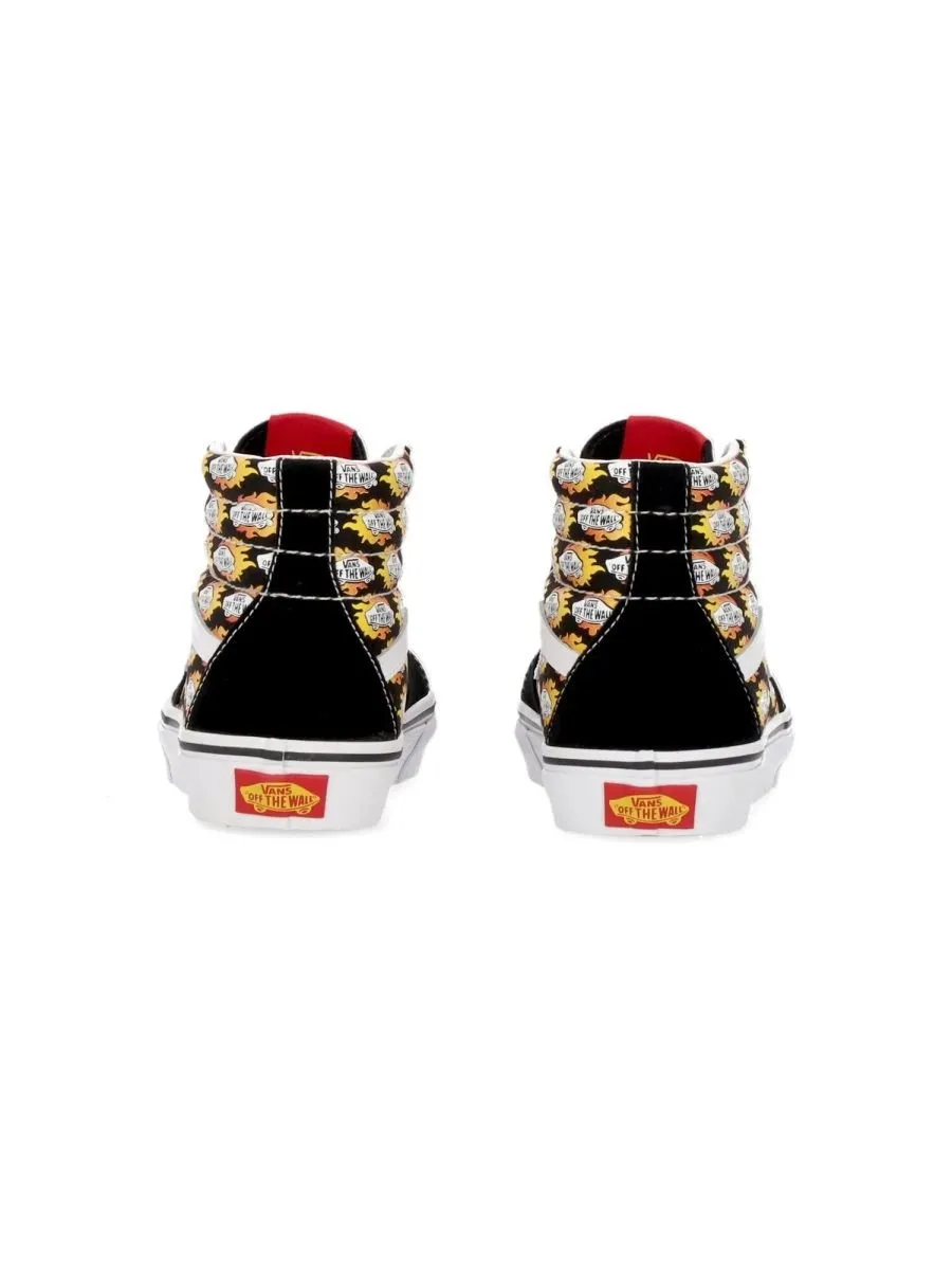 Vans Kids Flame Logo High-Top Sneakers