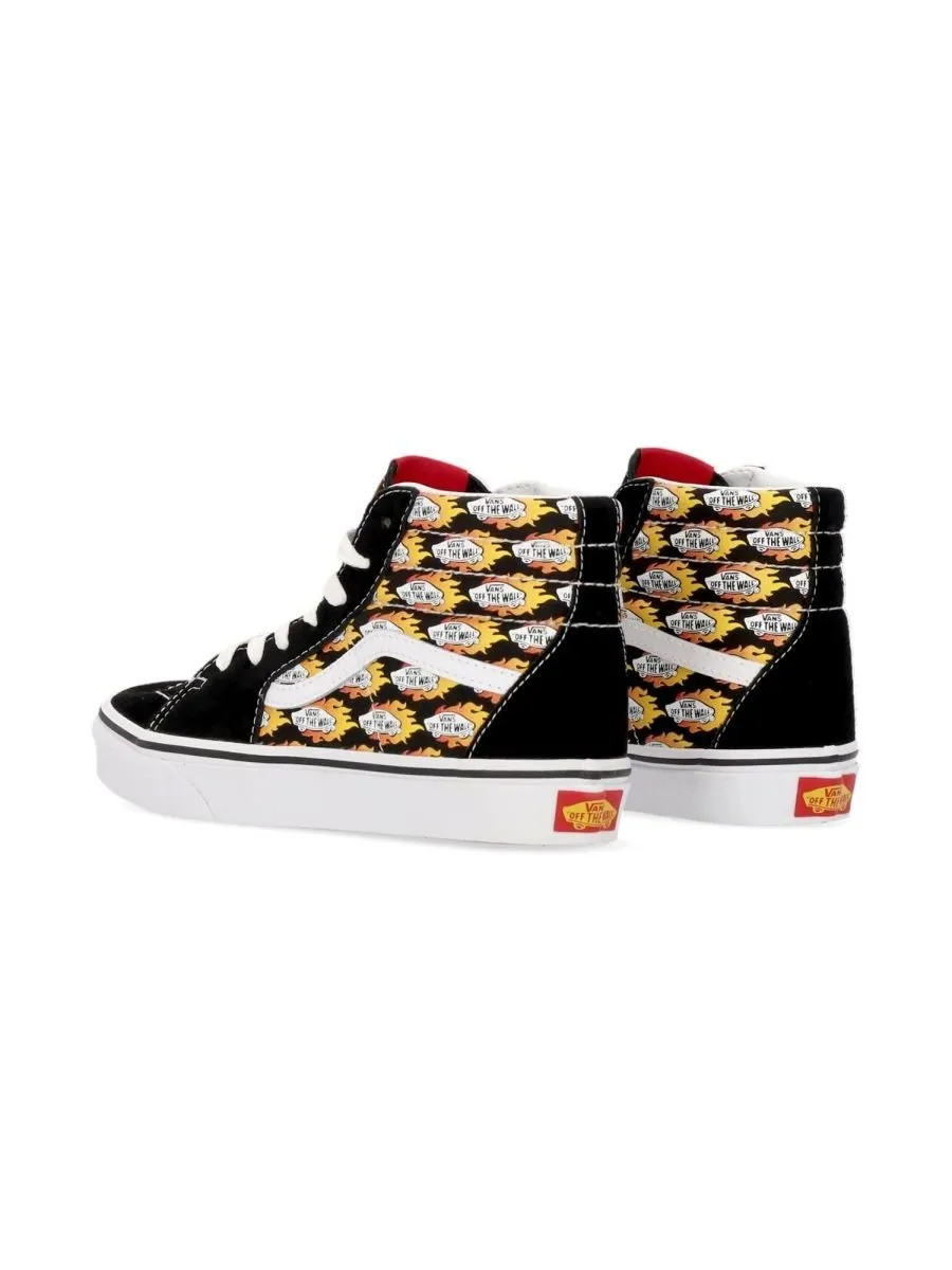 Vans Kids Flame Logo High-Top Sneakers