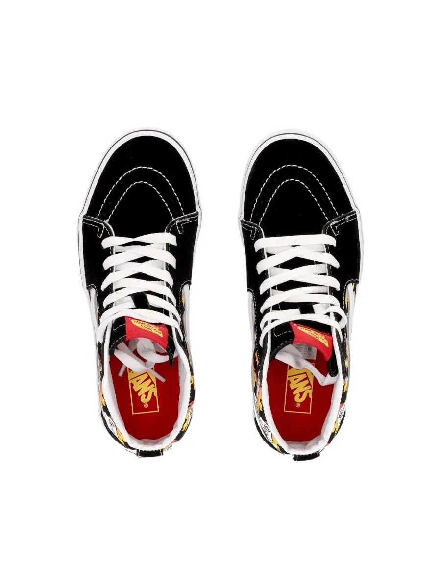 Vans Kids Flame Logo High-Top Sneakers