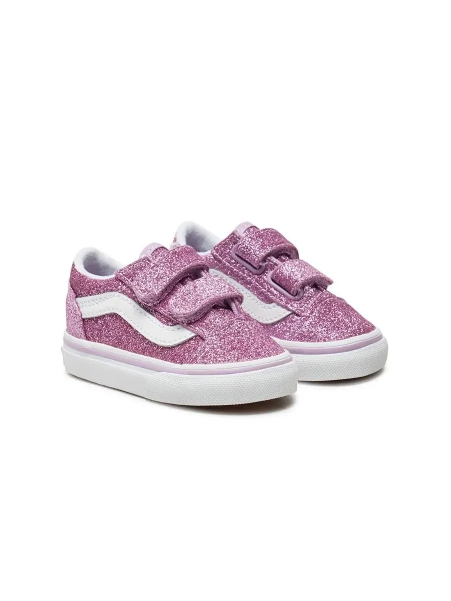 Vans Kids Glitter Velcro Sneakers