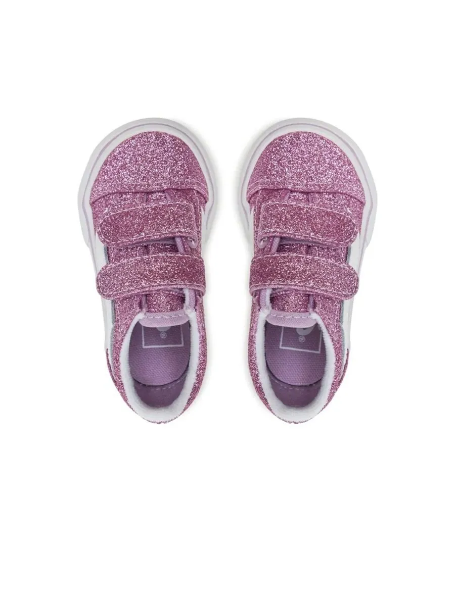 Vans Kids Glitter Velcro Sneakers