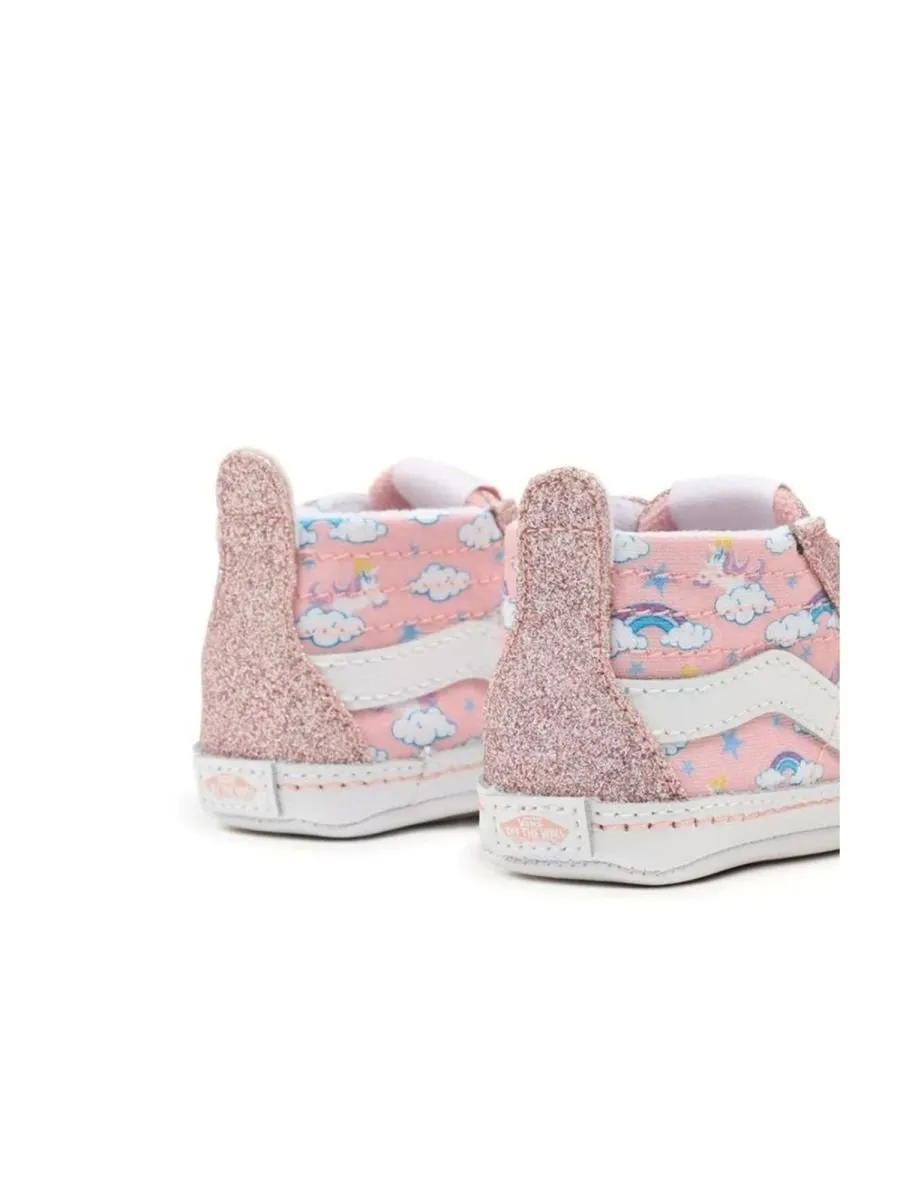 Vans Kids Glitter Velcro Sneakers