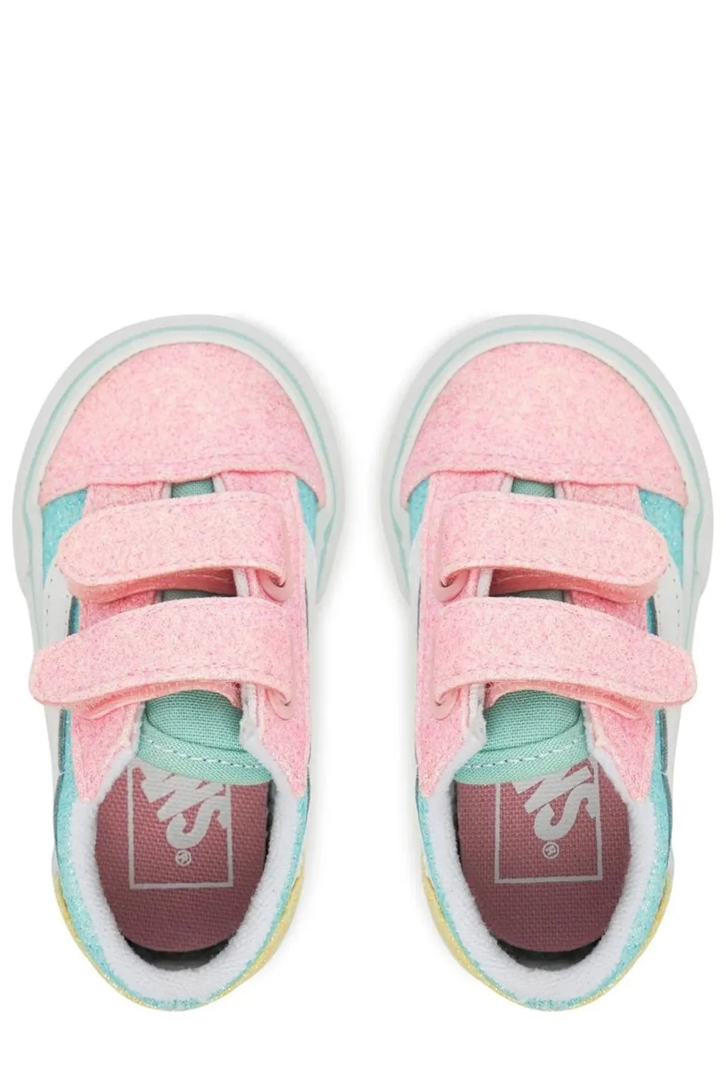 Vans Kids Glitter Velcro Sneakers