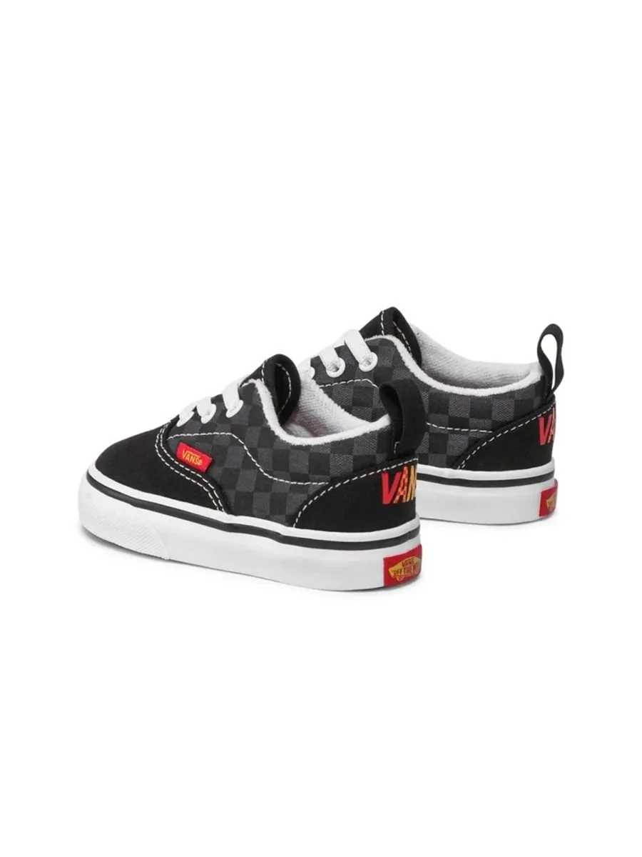 Vans Kids Flame Logo Elastic Lace Sneakers