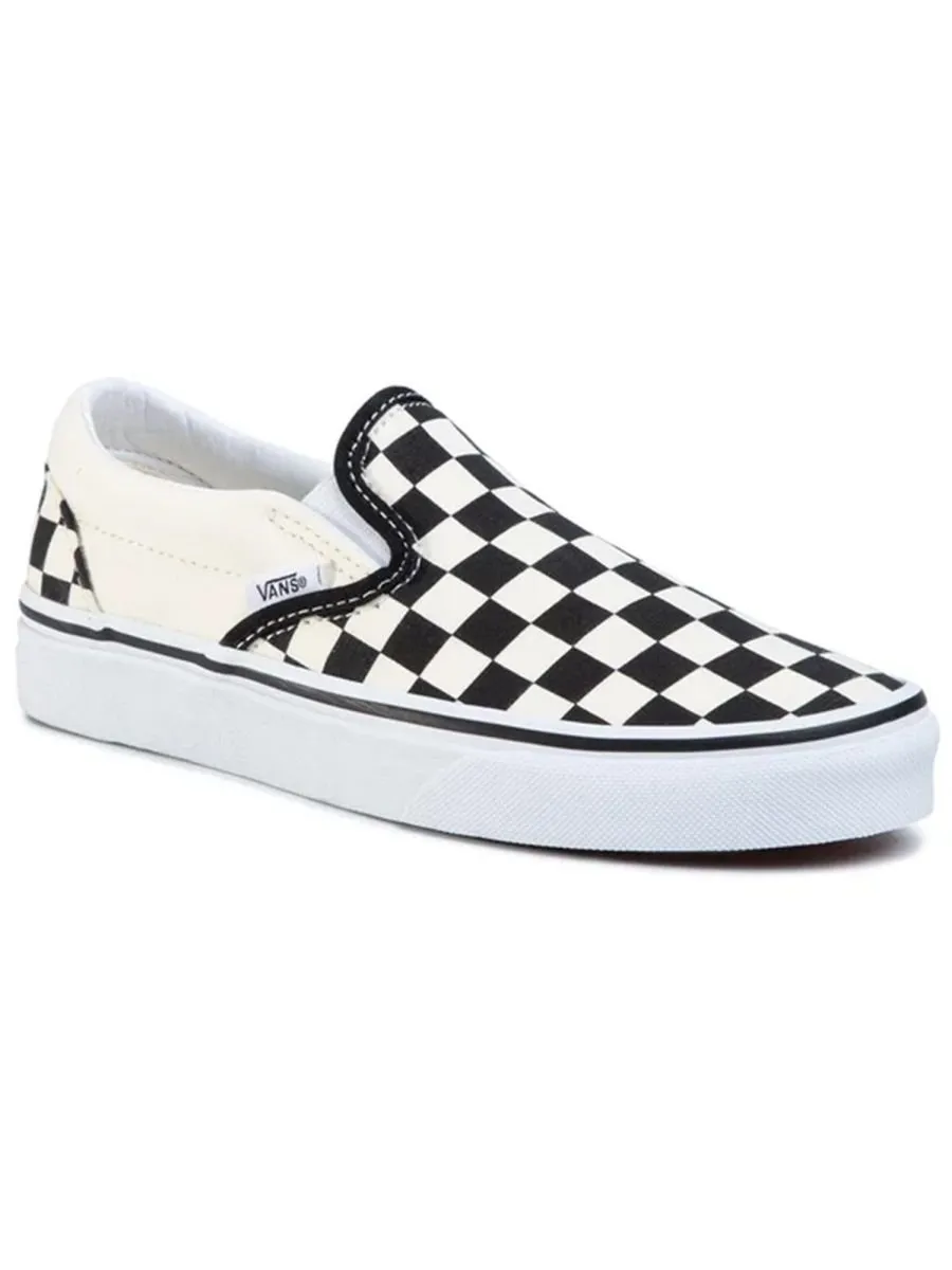 Vans Kids Checkered Slip-On Sneakers