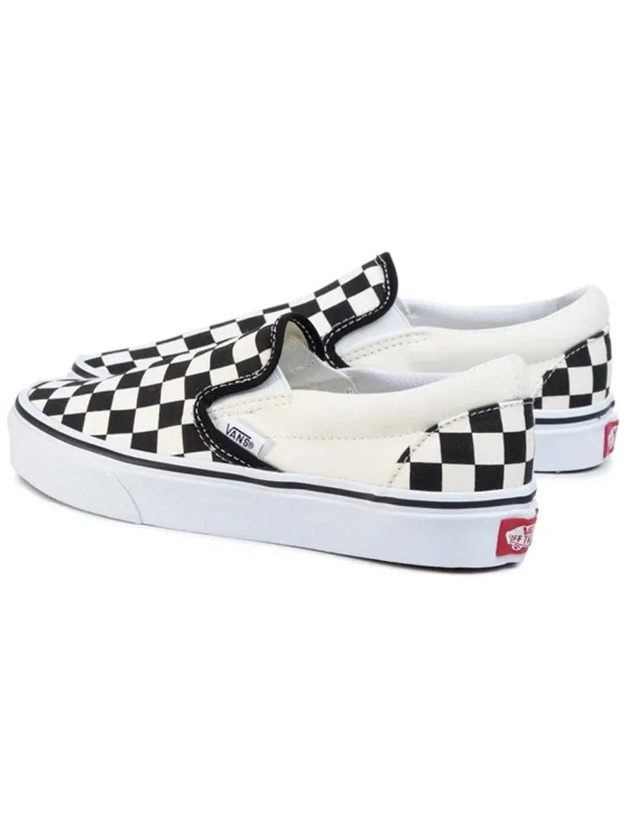 Vans Kids Checkered Slip-On Sneakers
