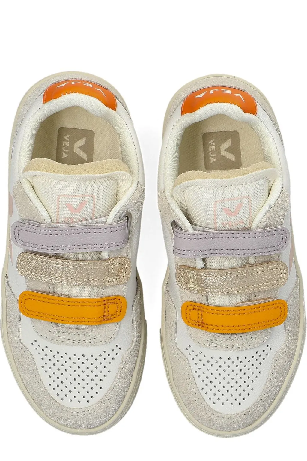 Veja Kids V Logo Lace-Up Sneakers