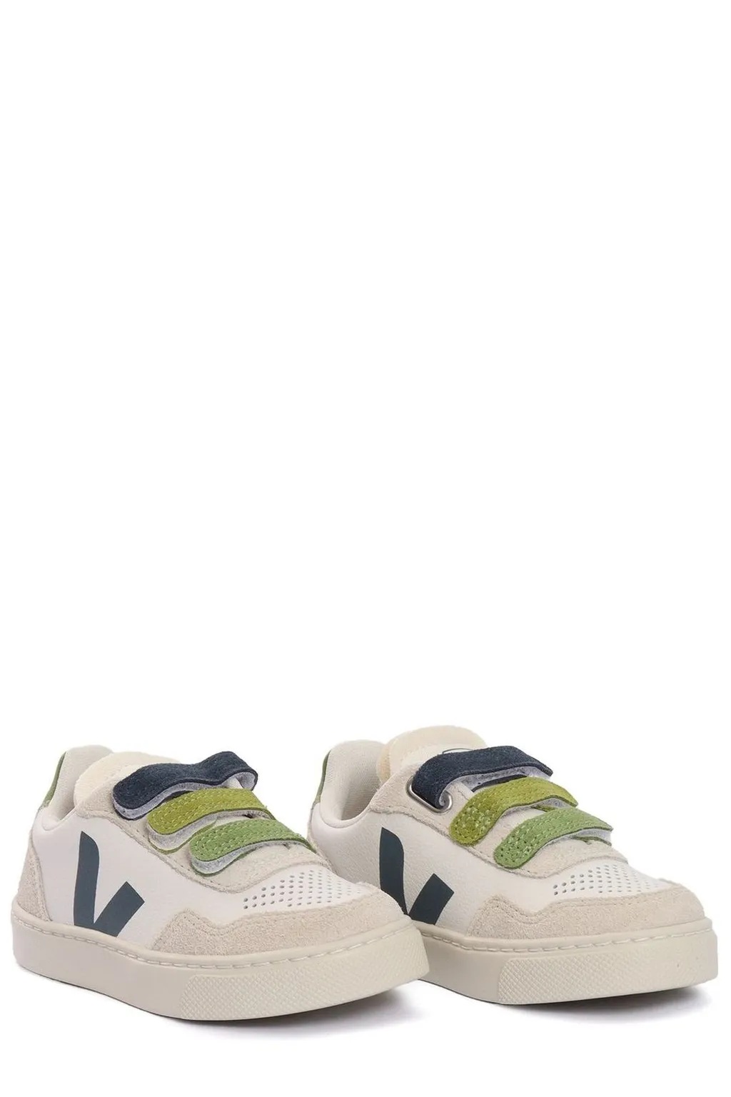 Veja Kids	V-90 Round Toe Sneakers