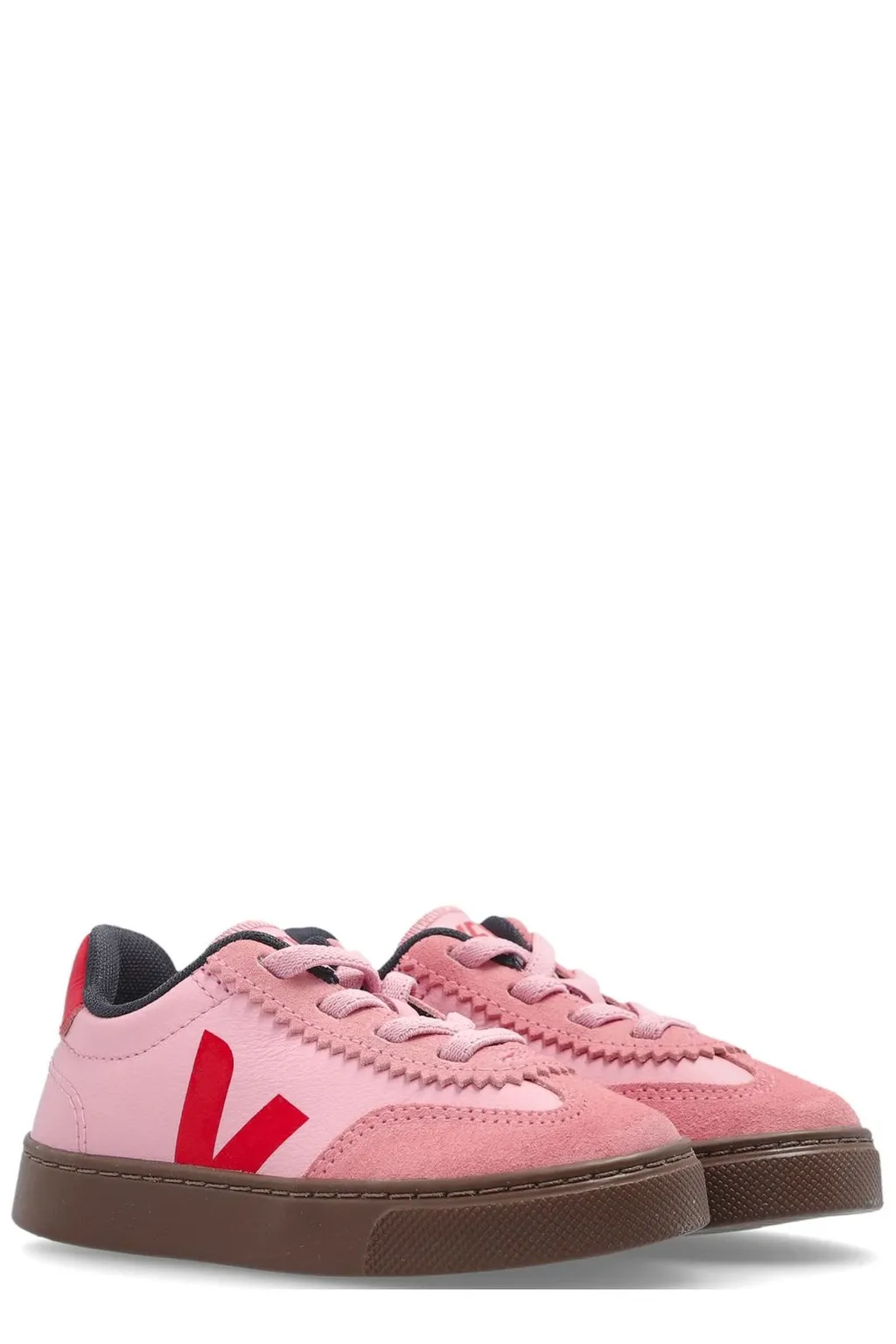 Veja Kids Volley Elastic Lace-Up Sneakers
