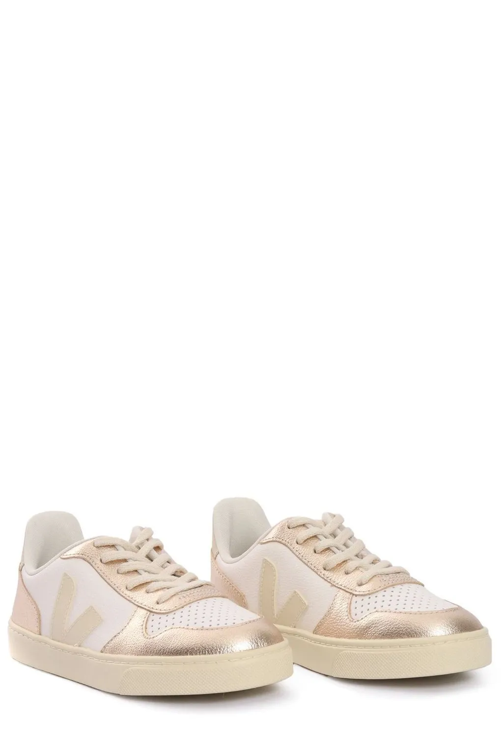 Veja Kids V-10 Lace-Up Sneakers