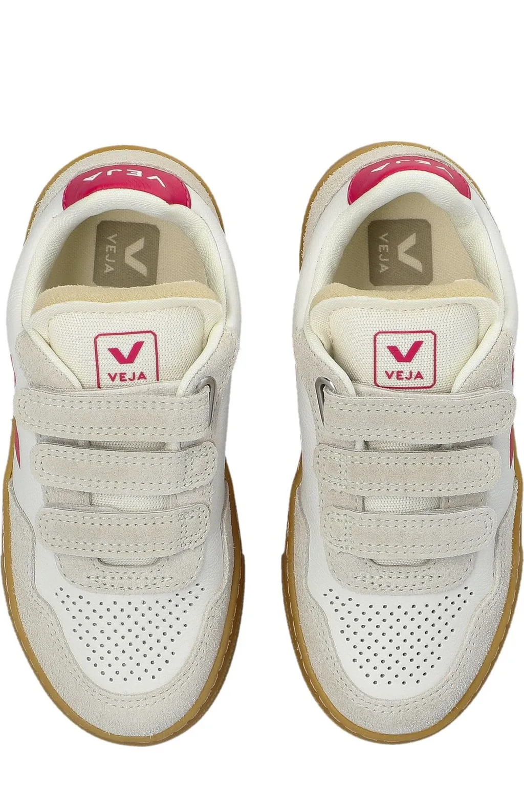 Veja Kids V Logo Lace-Up Sneakers