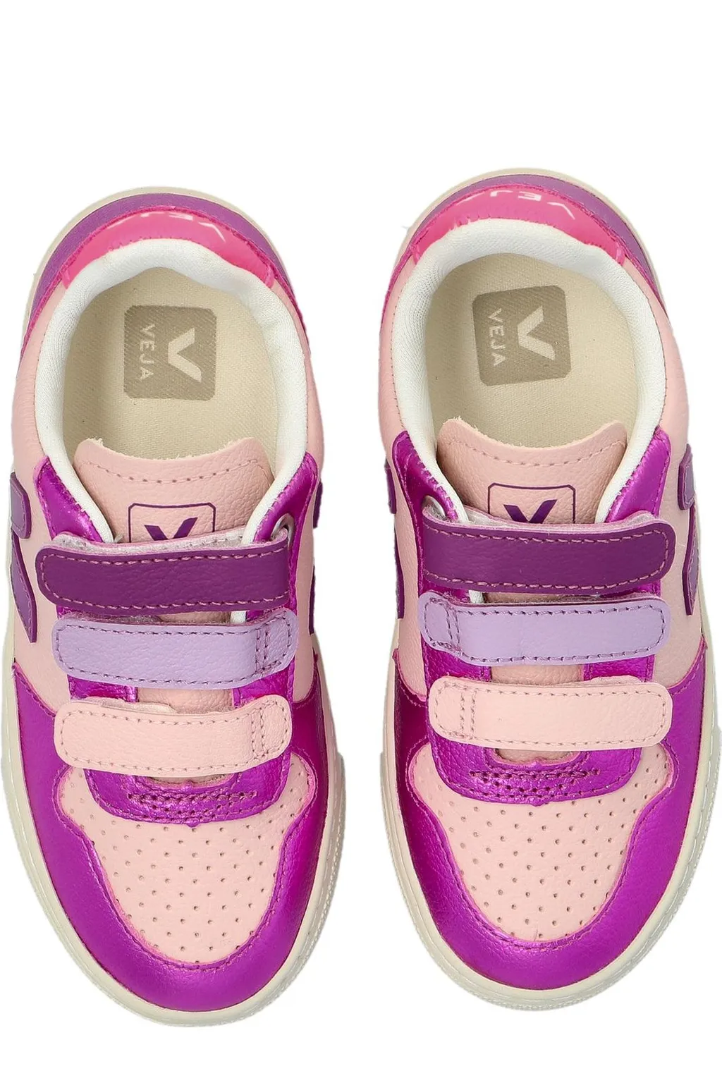 Veja Kids V-10 Lace-Up Sneakers