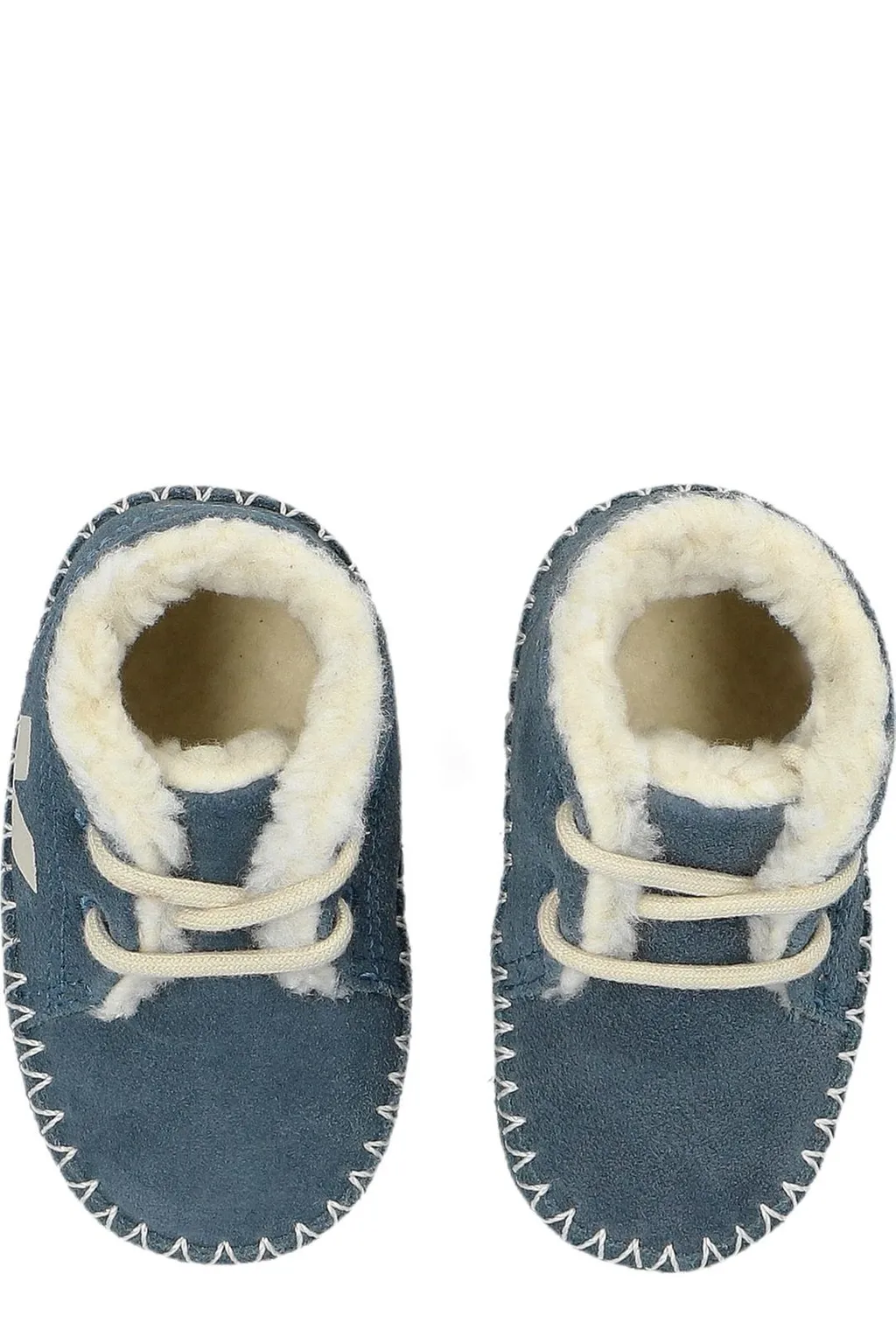 Veja Kids Baby Fured Lace-Up Sneakers