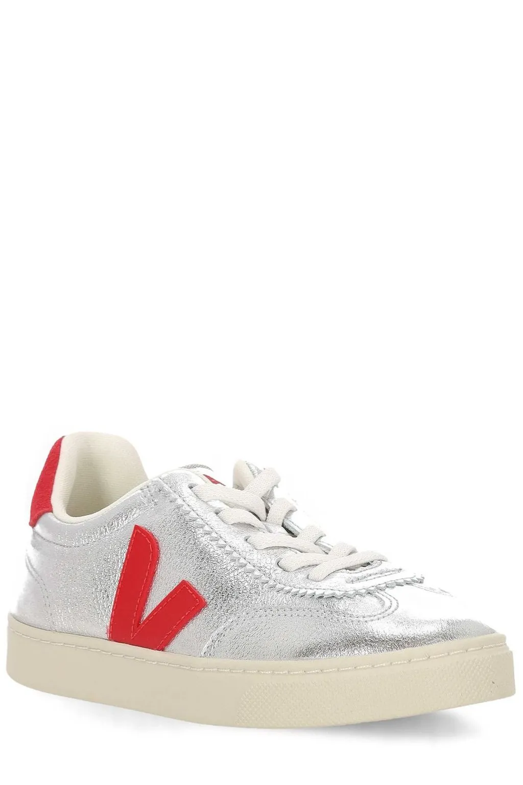 Veja Kids Volley Elastic Lace-Up Sneakers