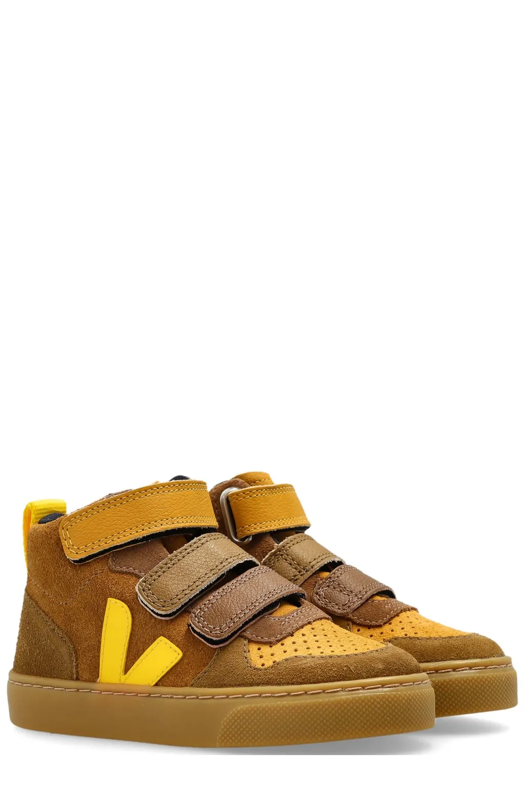 Veja Kids V-10 Mid Touch-Strap Sneakers