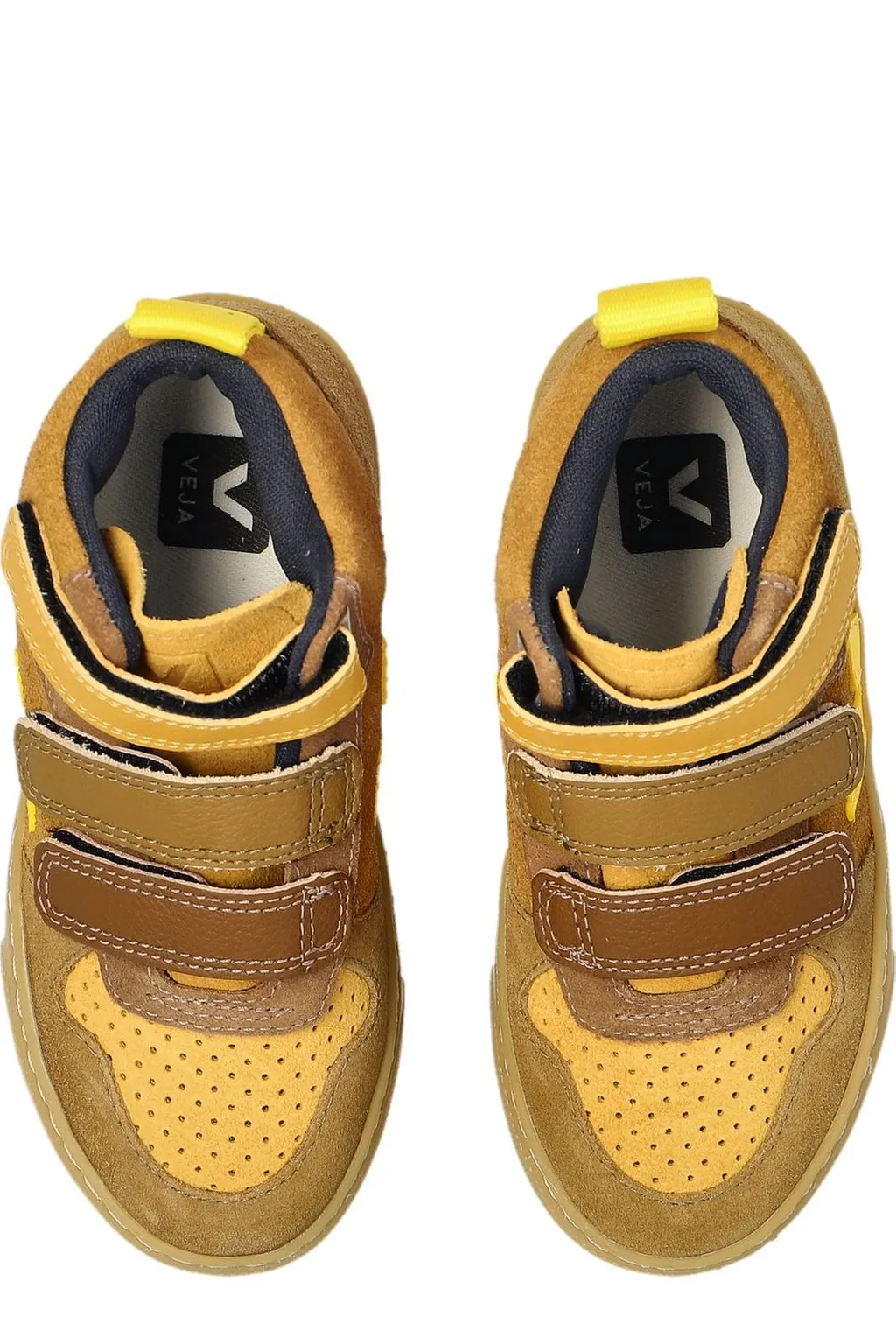 Veja Kids V-10 Mid Touch-Strap Sneakers