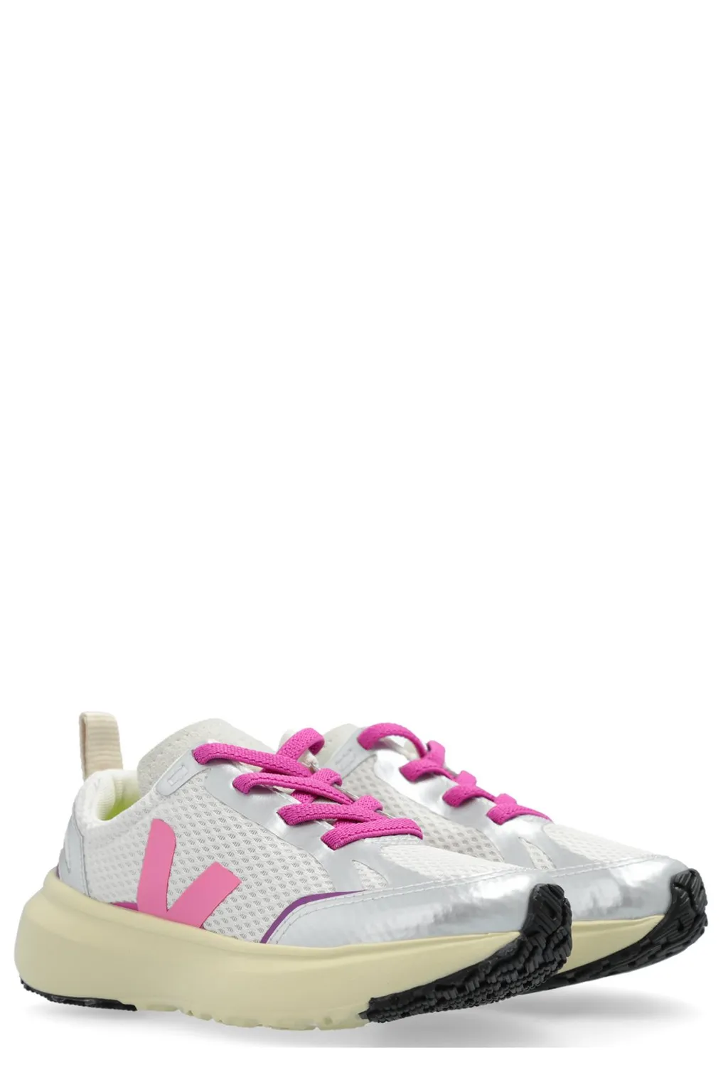 Veja Kids V-10 Lace-Up Sneakers