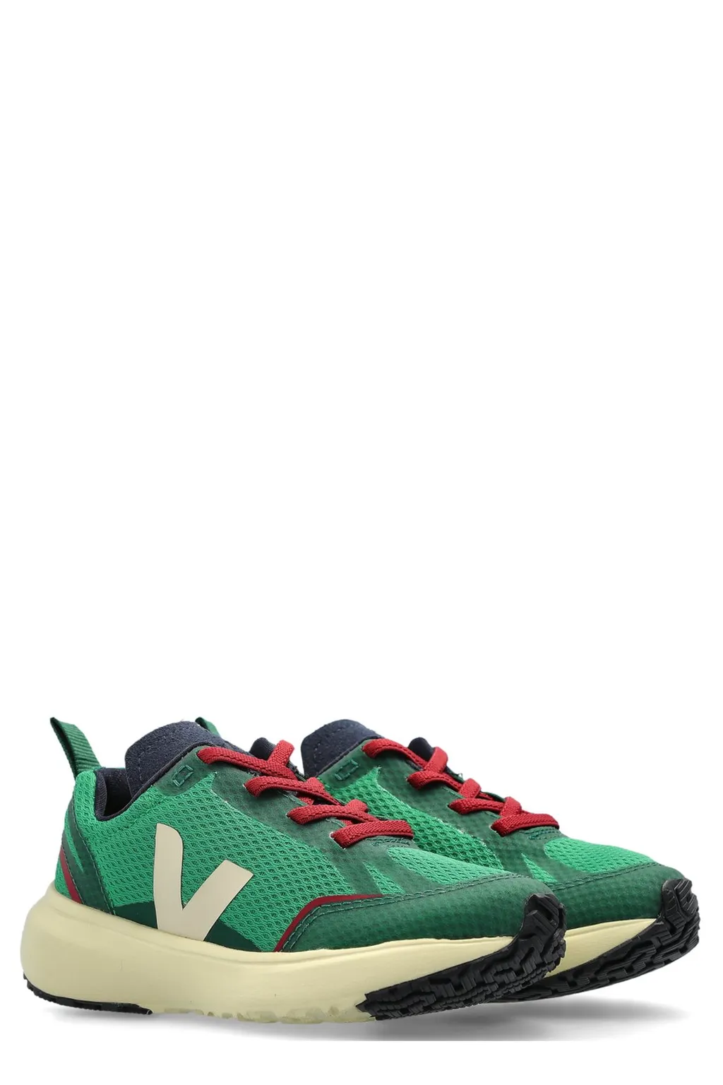 Veja Kids Logo Patch Mesh Sneakers