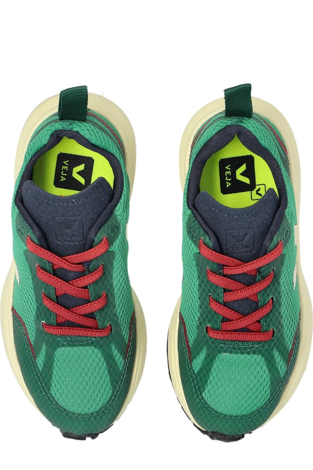 Veja Kids Logo Patch Mesh Sneakers