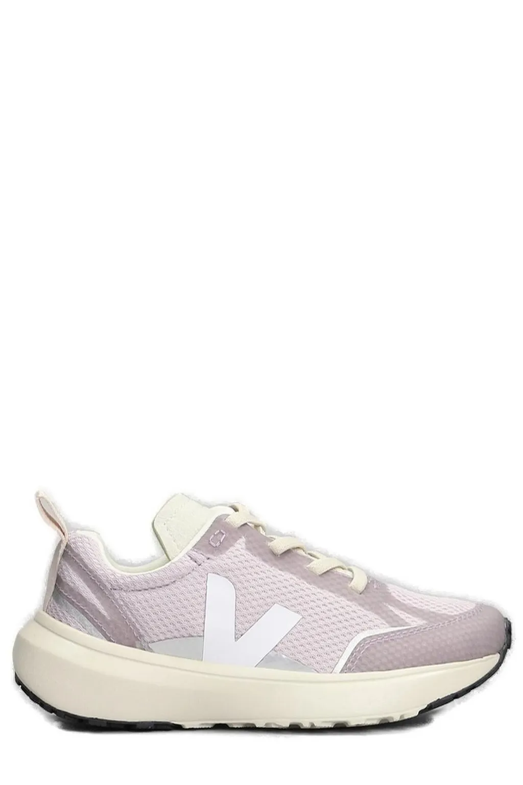 Veja Kids Canary Logo Patch Mesh Sneakers