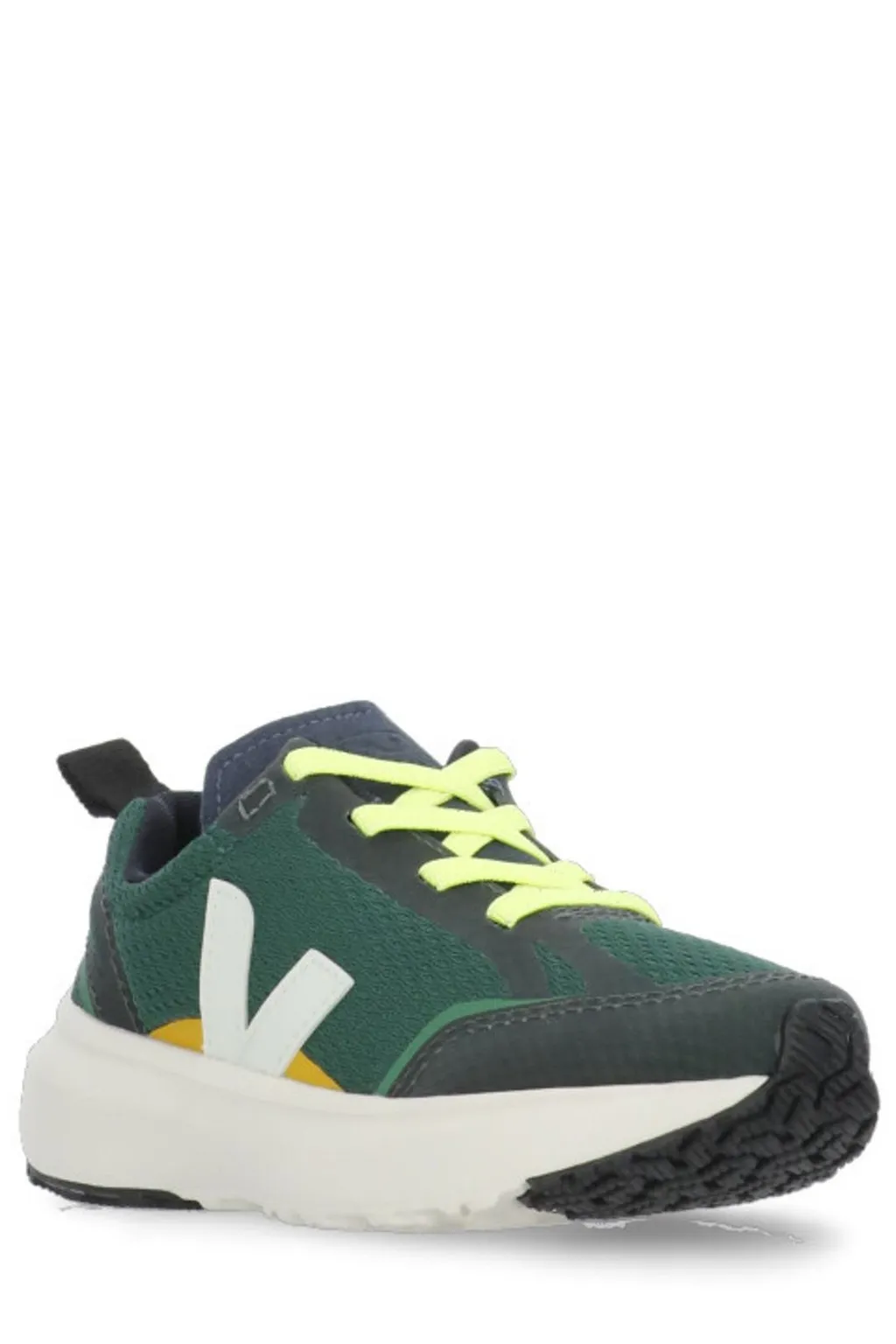 Veja Kids Canary Alveomesh Lace-Up Sneakers