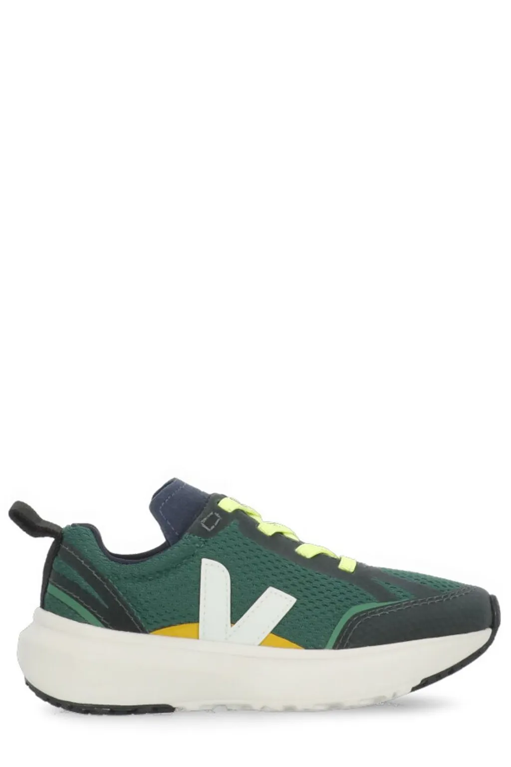 Veja Kids Canary Alveomesh Lace-Up Sneakers