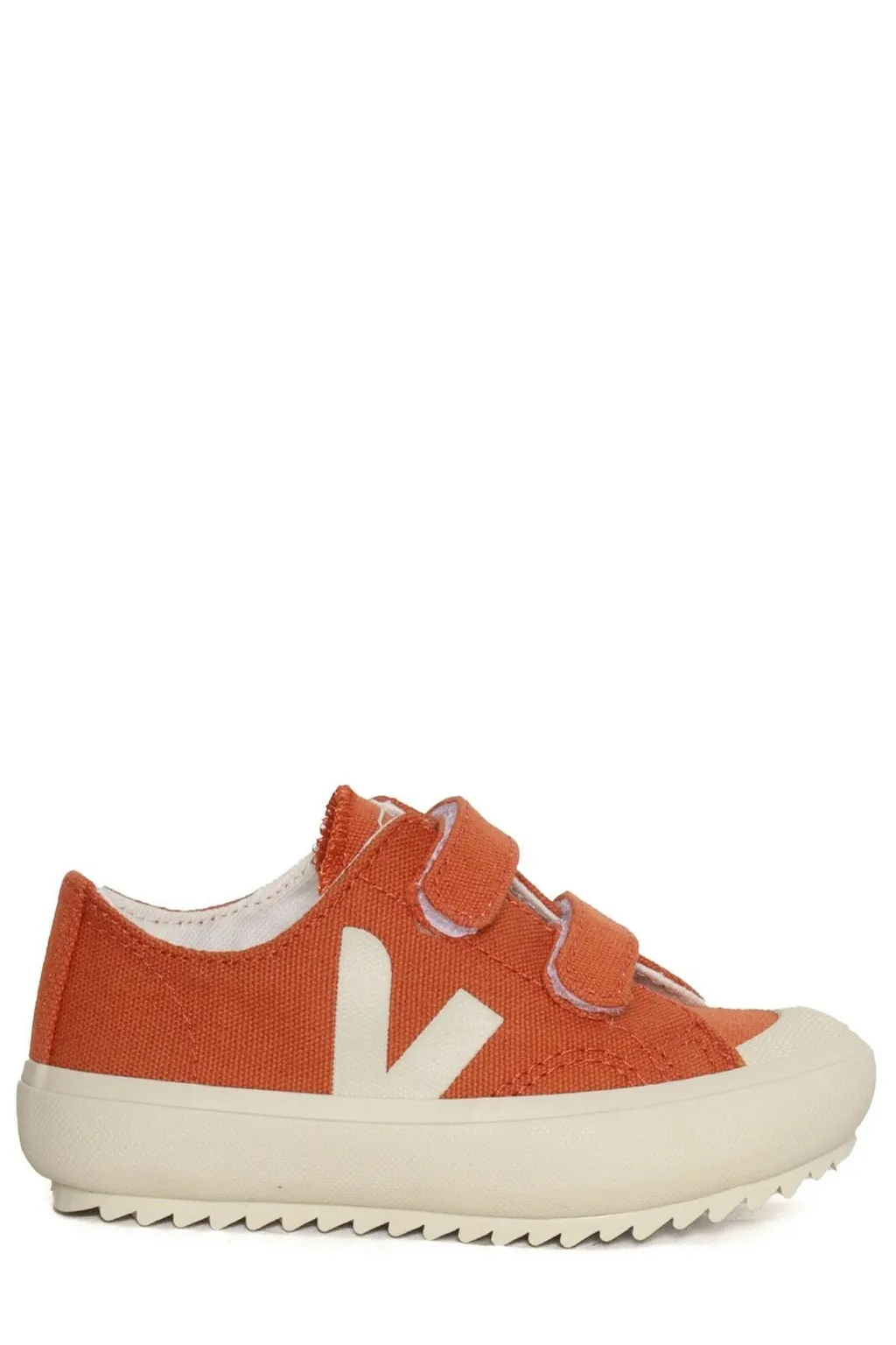 Veja Kids Logo Printed Touch-Strap Sneakers