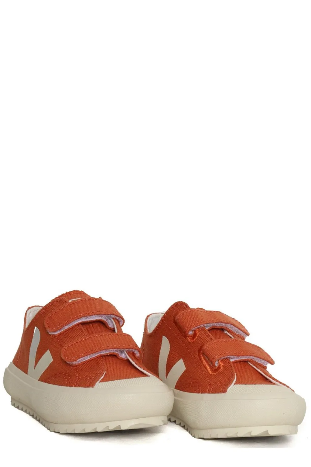 Veja Kids Logo Printed Touch-Strap Sneakers