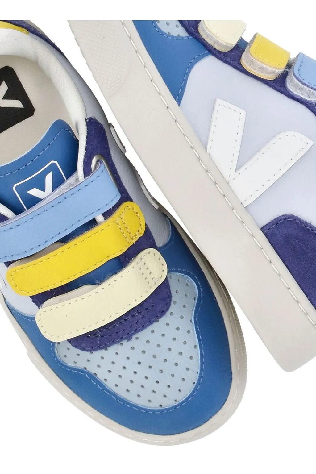 Veja Kids V-10 Logo Patch Sneakers