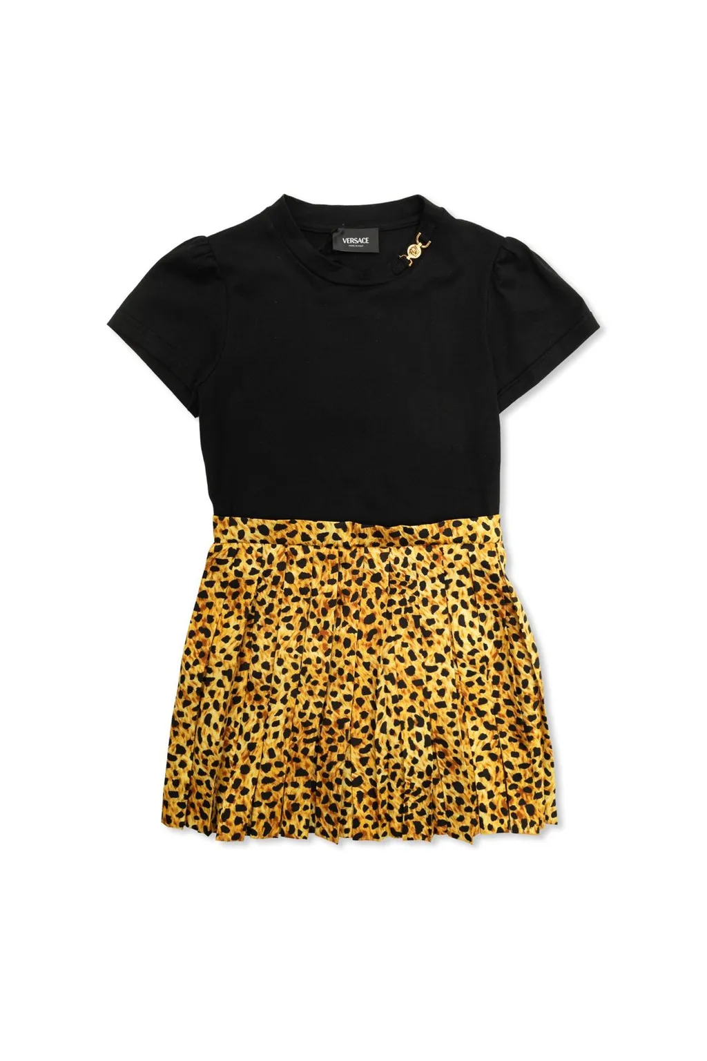 Versace Kids Leopard Printed Dress