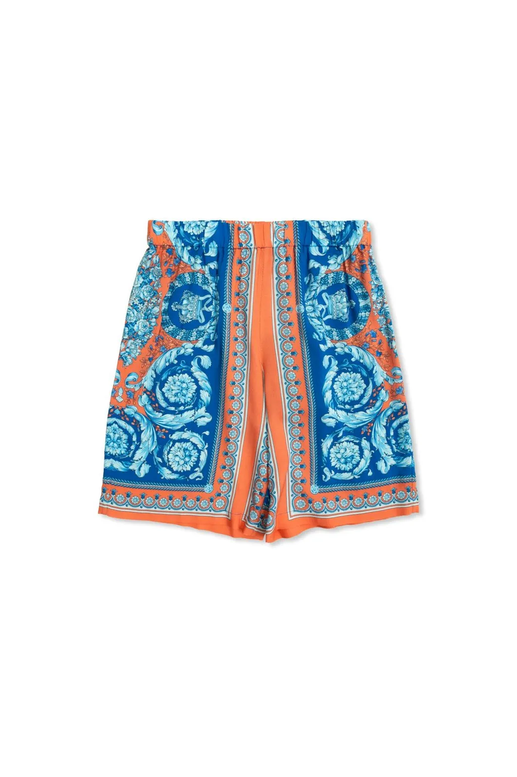 Versace Kids Barocco Printed Shorts
