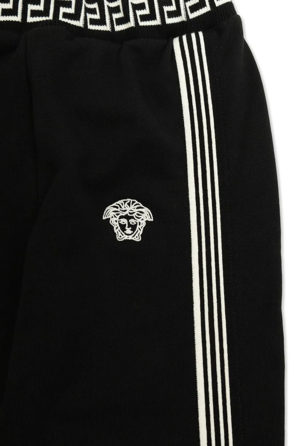 Versace Kids Logo Embroidered Track Pants