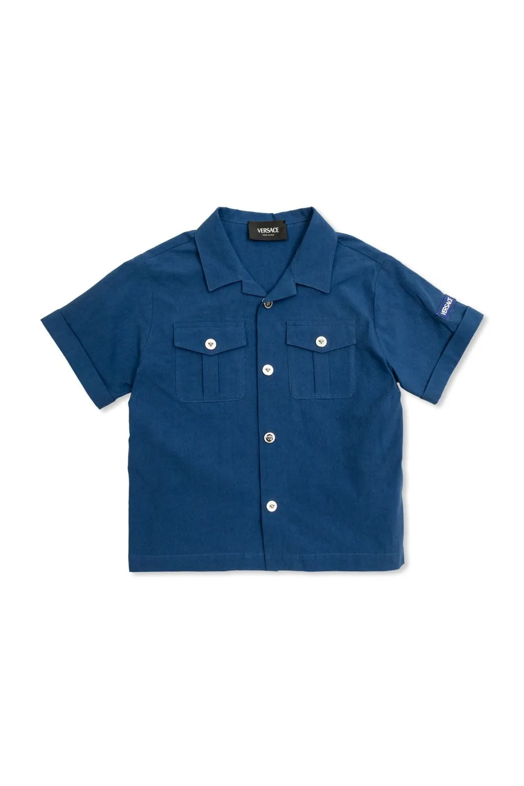 Versace Kids Logo Patch Shirt