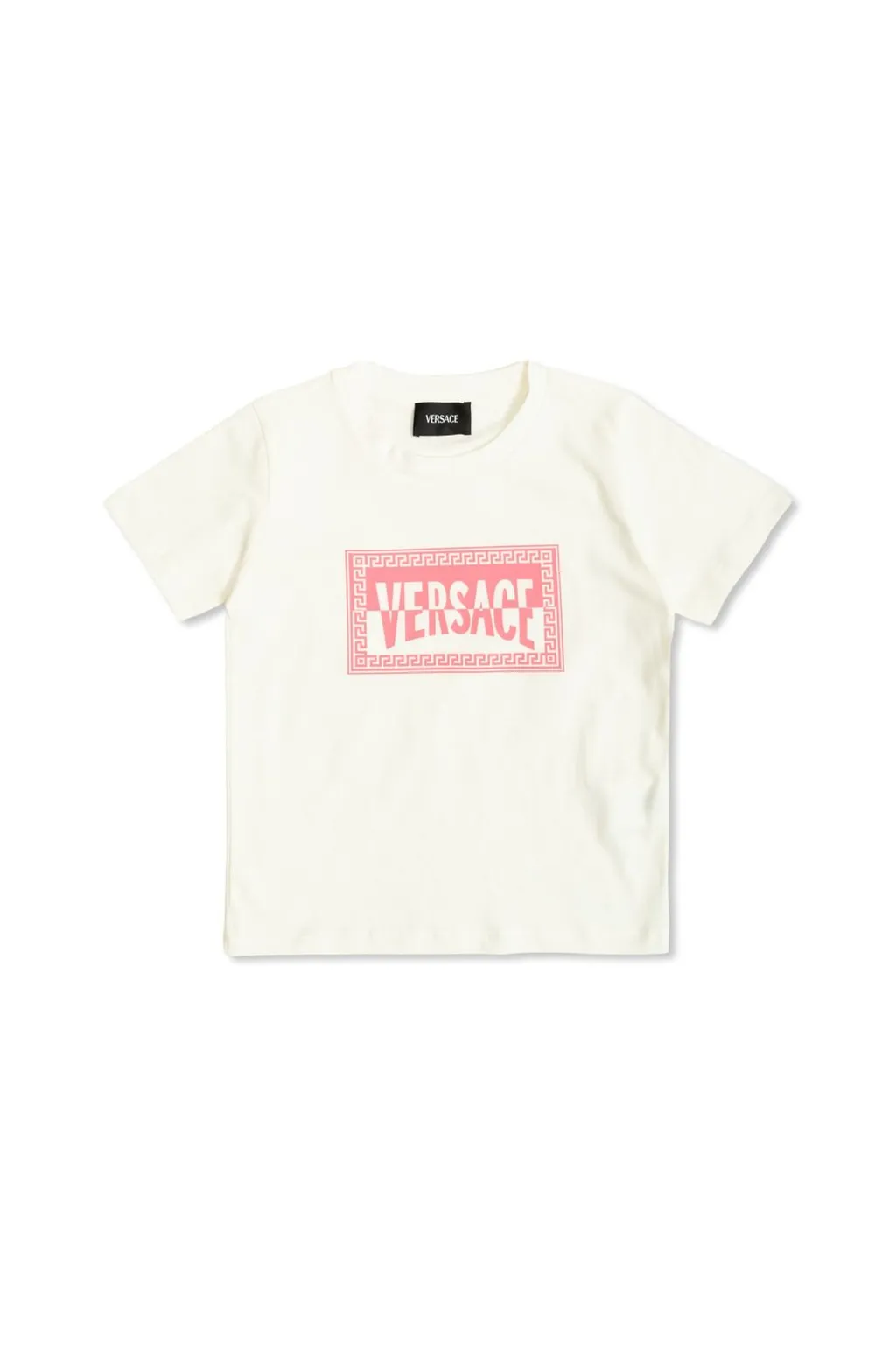 Versace Kids Logo Printed Crewneck T-Shirt