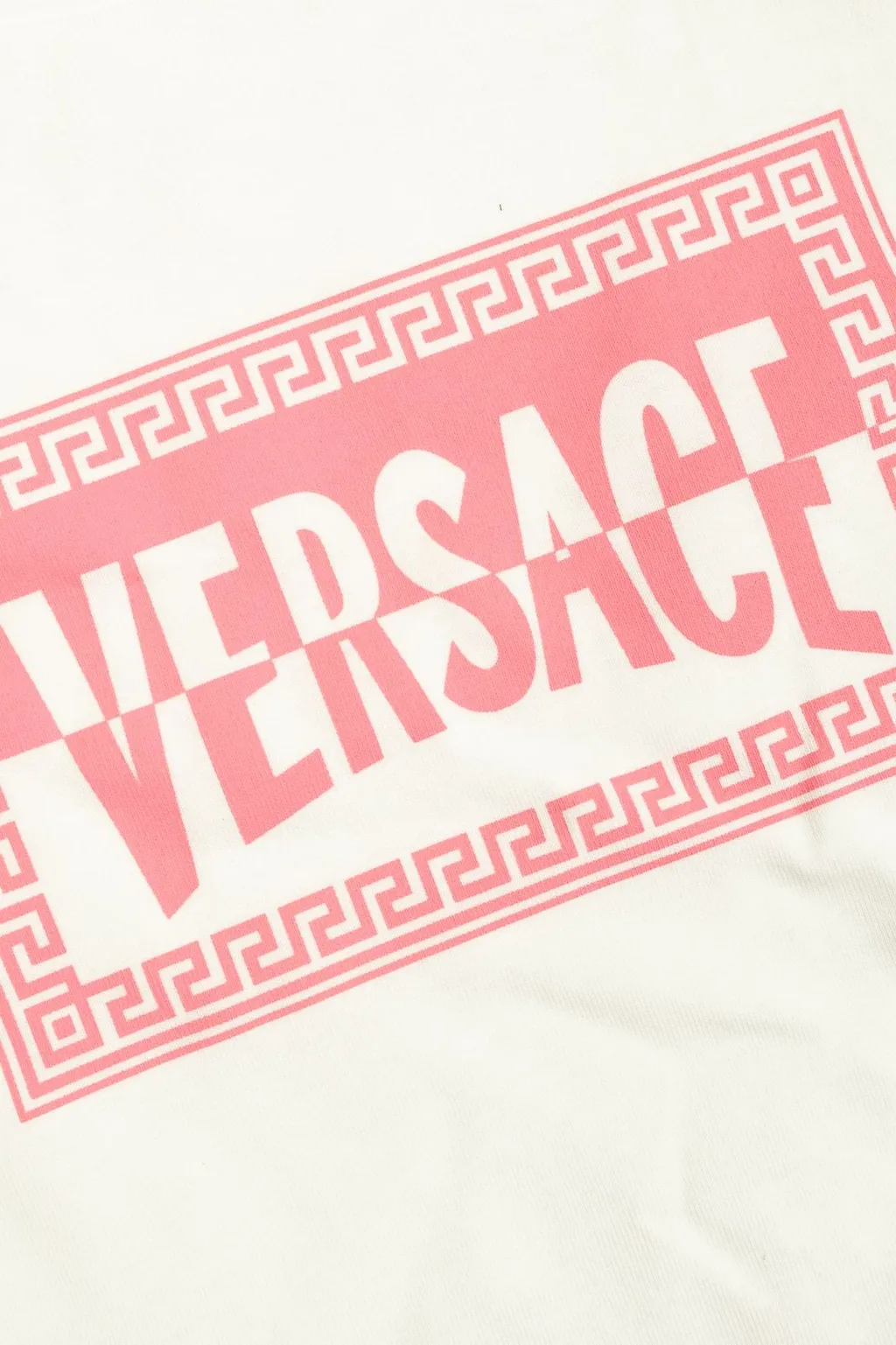 Versace Kids Logo Printed Crewneck T-Shirt