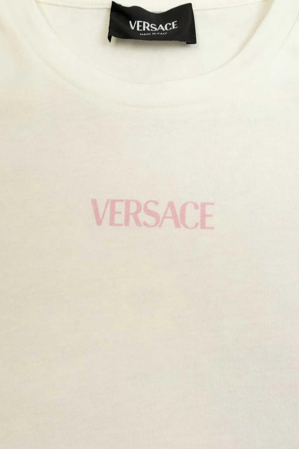 Versace Kids Logo Printed Crewneck T-Shirt