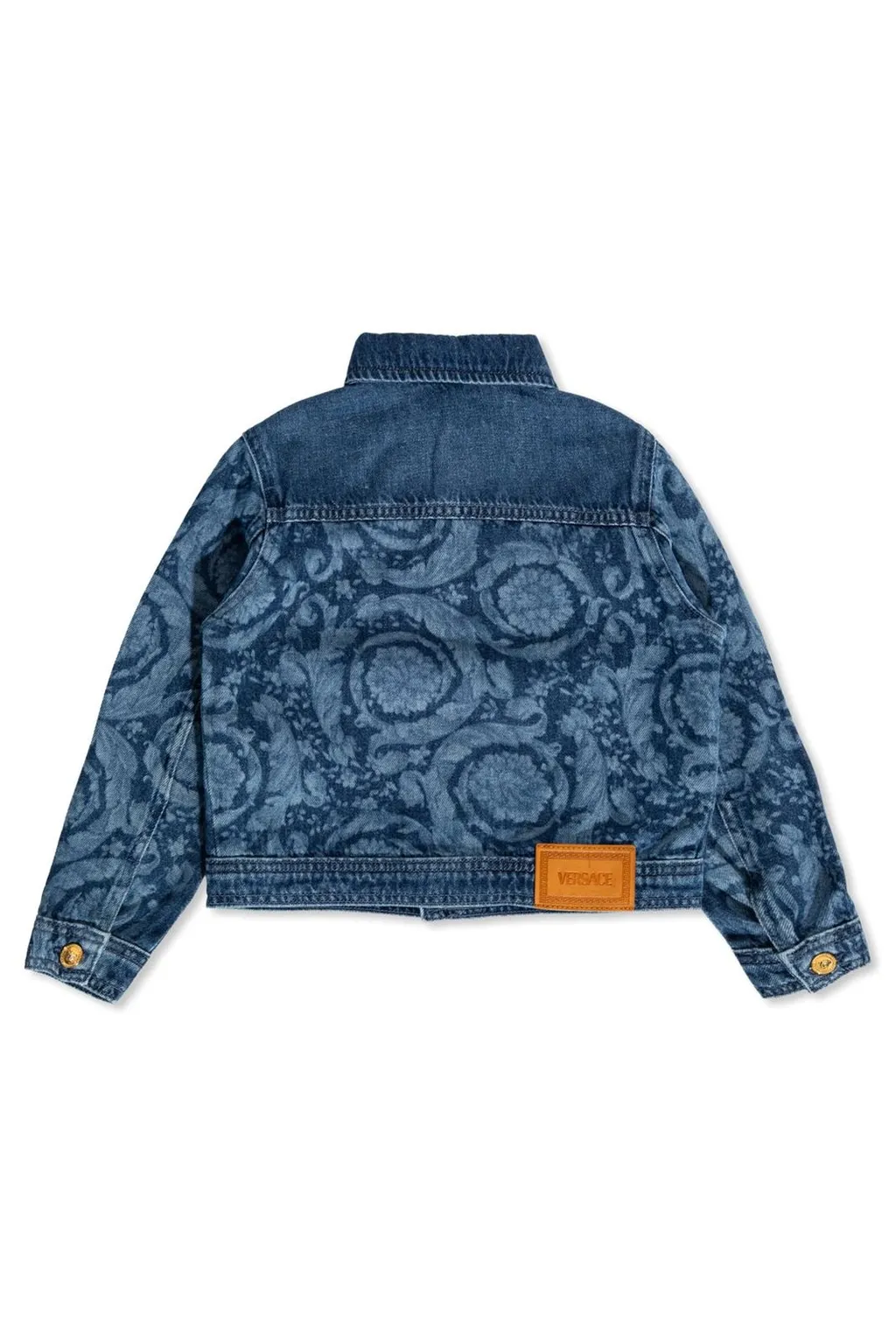 Versace Kids Lasered Denim Blouson