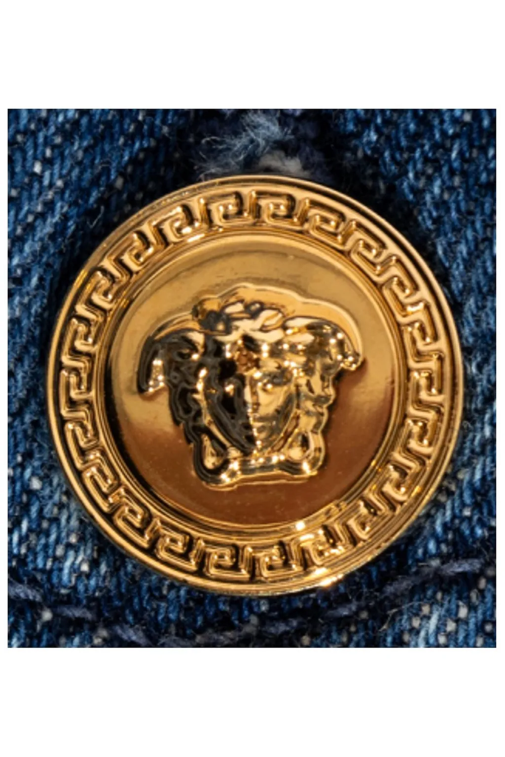 Versace Kids Lasered Denim Blouson