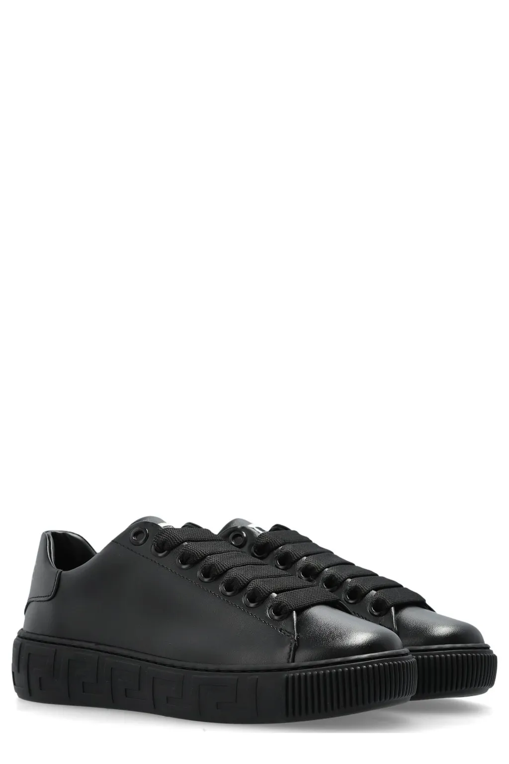 Versace Kids Lace-Up Sneakers