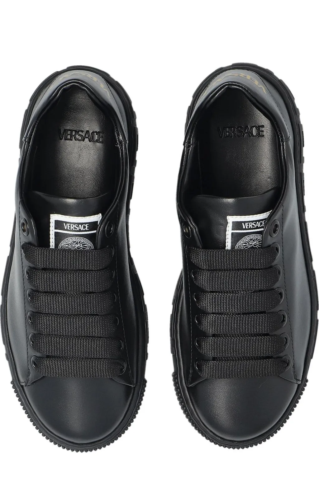 Versace Kids Lace-Up Sneakers