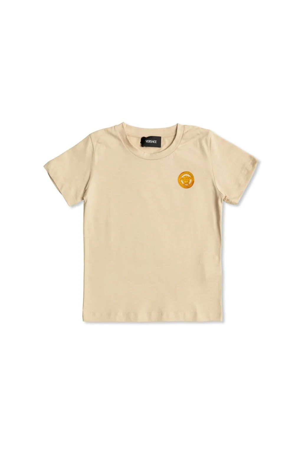 Versace Kids Logo Printed Crewneck T-Shirt