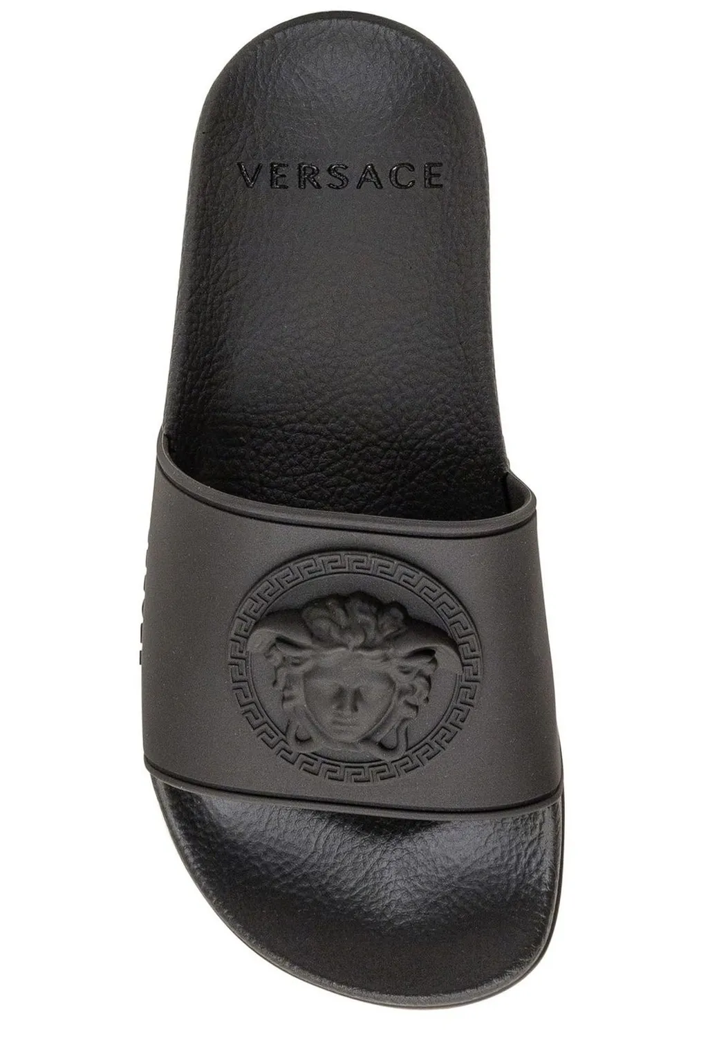 Versace Kids Medusa Embossed Slip-On Slides