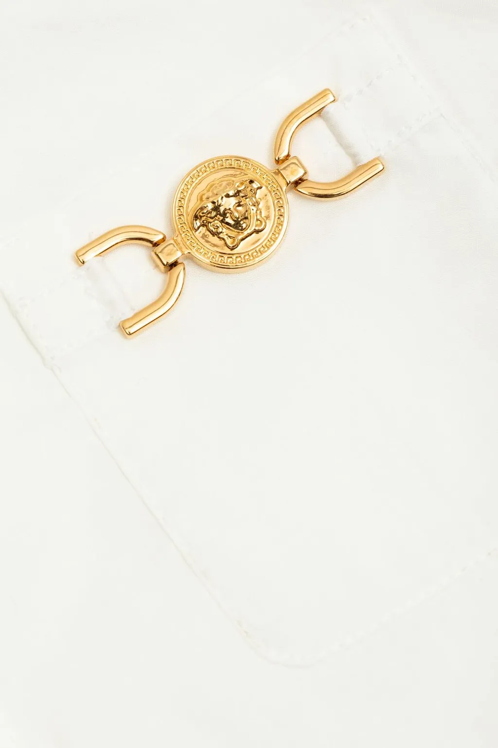 Versace Kids Logo Plaque Shirt