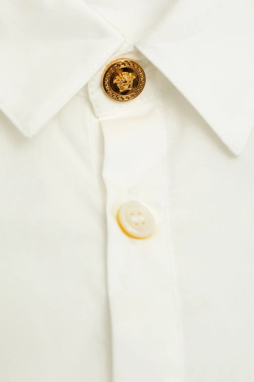 Versace Kids Logo Plaque Shirt